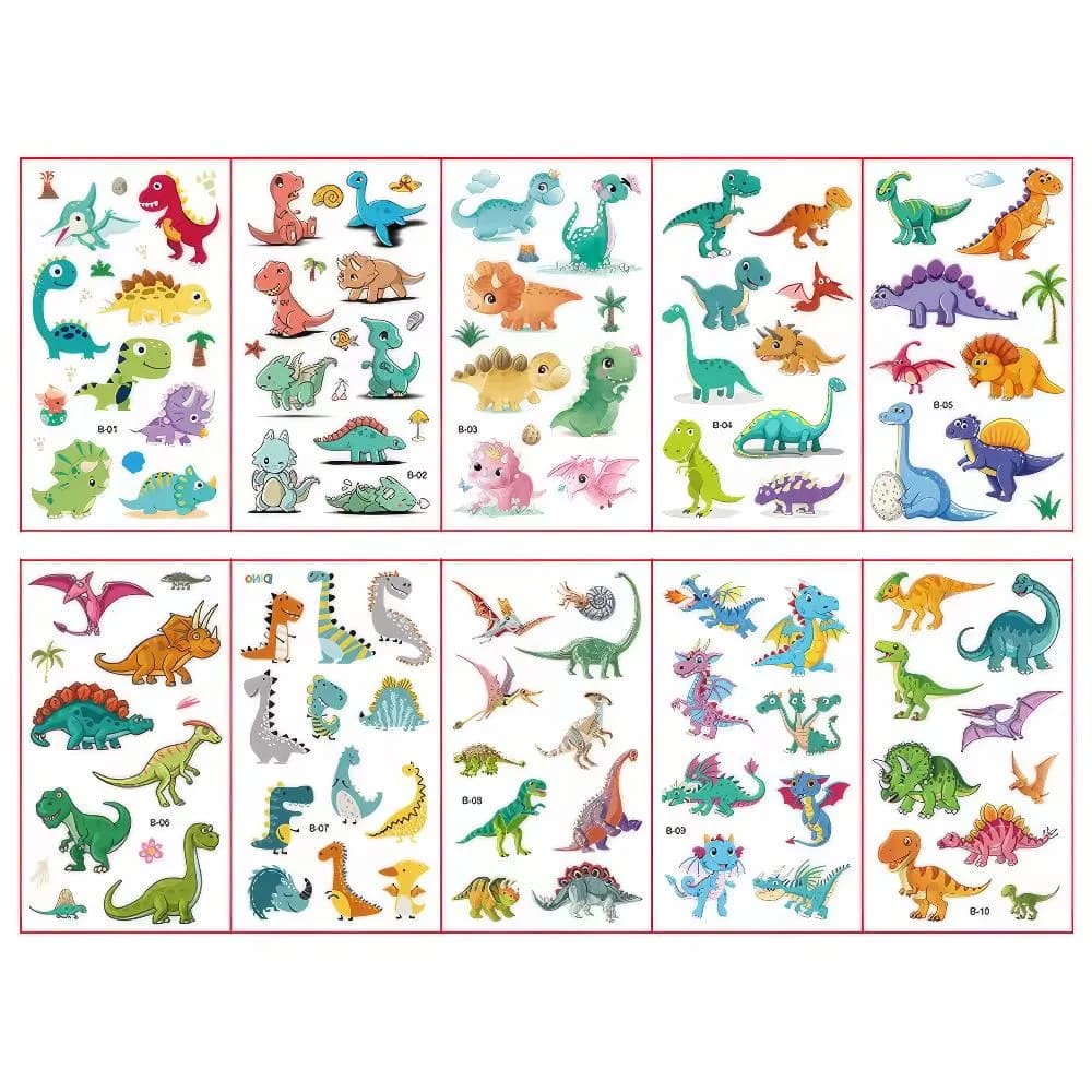 Dinosaurier Tattoos Kinder